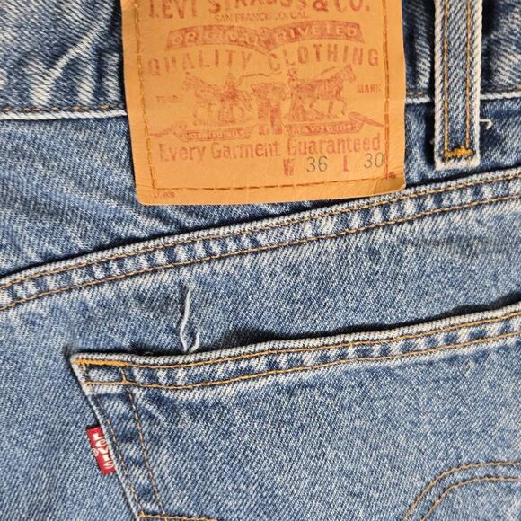 VINTAGE Levis 378 Relax Straight 36x30 (Fits 34x31) Y2K Loose - Picture 8 of 11